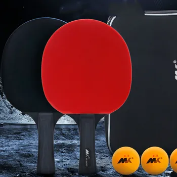 Tennis Table Racket Long Handle Short Handle with 3 Pingpong Balls and Storage Bag Professional Table Tennis Paddle
Tennis Table Racket Long Handle Short Handle with 3 Pingpong Balls and Storage Bag Professional Table Tennis Paddle