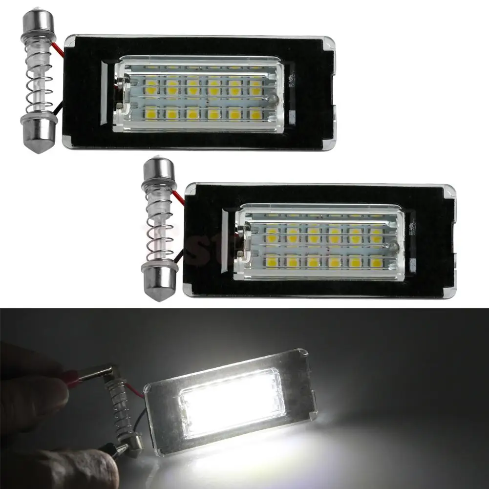 2X 18SMD License Plate Light LED Error Free Lamp For MINI Cooper R56 R57 R58 R59 Car Light Source
2X 18SMD License Plate Light LED Error Free Lamp For MINI Cooper R56 R57 R58 R59 Car Light Source