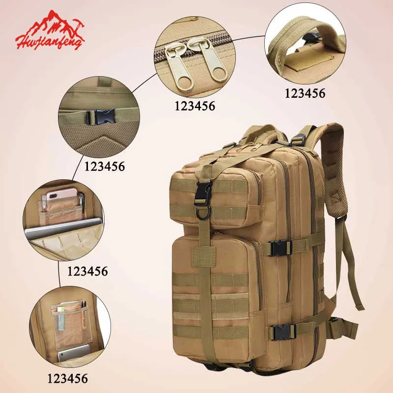 35L Large Capacity Man Army Tactical Backpacks Military Bug Out Bag Assault Trekking Camping Hunting Backpack Men 3P Rucksack
35L Large Capacity Man Army Tactical Backpacks Military Bug Out Bag Assault Trekking Camping Hunting Backpack Men 3P Rucksack