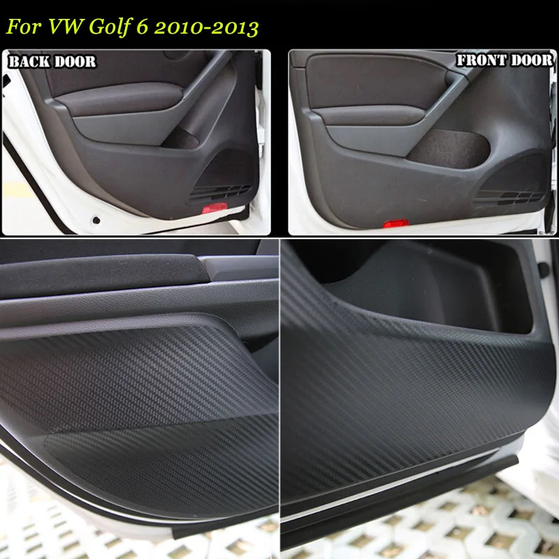 4pcs New Interior Carbon Fiber Doors Side Edge Anti-kick Protection Pad Sticker For VW Golf 6 2010-2013
4pcs New Interior Carbon Fiber Doors Side Edge Anti-kick Protection Pad Sticker For VW Golf 6 2010-2013