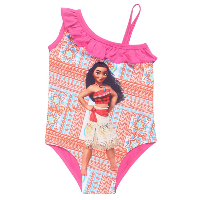 Cartoon Moana Girls Dresses Swimsuits Summer Baby Kids One Piece Swim Wear Clothing children Bathing beachwear costume 3-10Years (3)