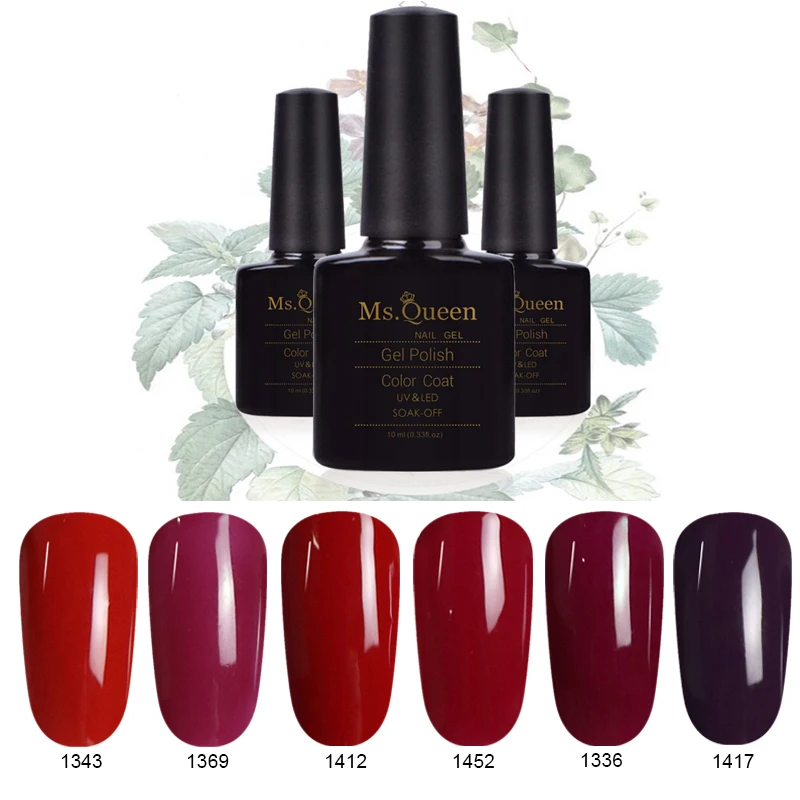 Ms Queen Gel 1S P+Black Bottle 10ML Red Pure Color Nail Gel Polish Soak-Off Semi Permanent Dried with UV LED Lamps Nail Lacquer 
Ms Queen Gel 1S P+Black Bottle 10ML Red Pure Color Nail Gel Polish Soak-Off Semi Permanent Dried with UV LED Lamps Nail Lacquer