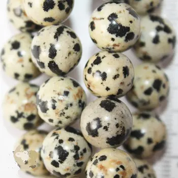 Natural Dalmation Jasper Beads - Round 10 mm Gemstone Beads - Full Strand 15 1/2", 38 beads, A-Quality
Natural Dalmation Jasper Beads - Round 10 mm Gemstone Beads - Full Strand 15 1/2", 38 beads, A-Quality