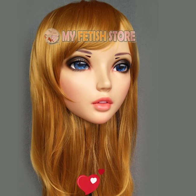 (Fu-01)Female Sweet Girl Resin Half Head Kigurumi BJD Eyes Crossdress Cosplay Japanese Anime Role Lolita Mask With Eyes And Wig
(Fu-01)Female Sweet Girl Resin Half Head Kigurumi BJD Eyes Crossdress Cosplay Japanese Anime Role Lolita Mask With Eyes And Wig