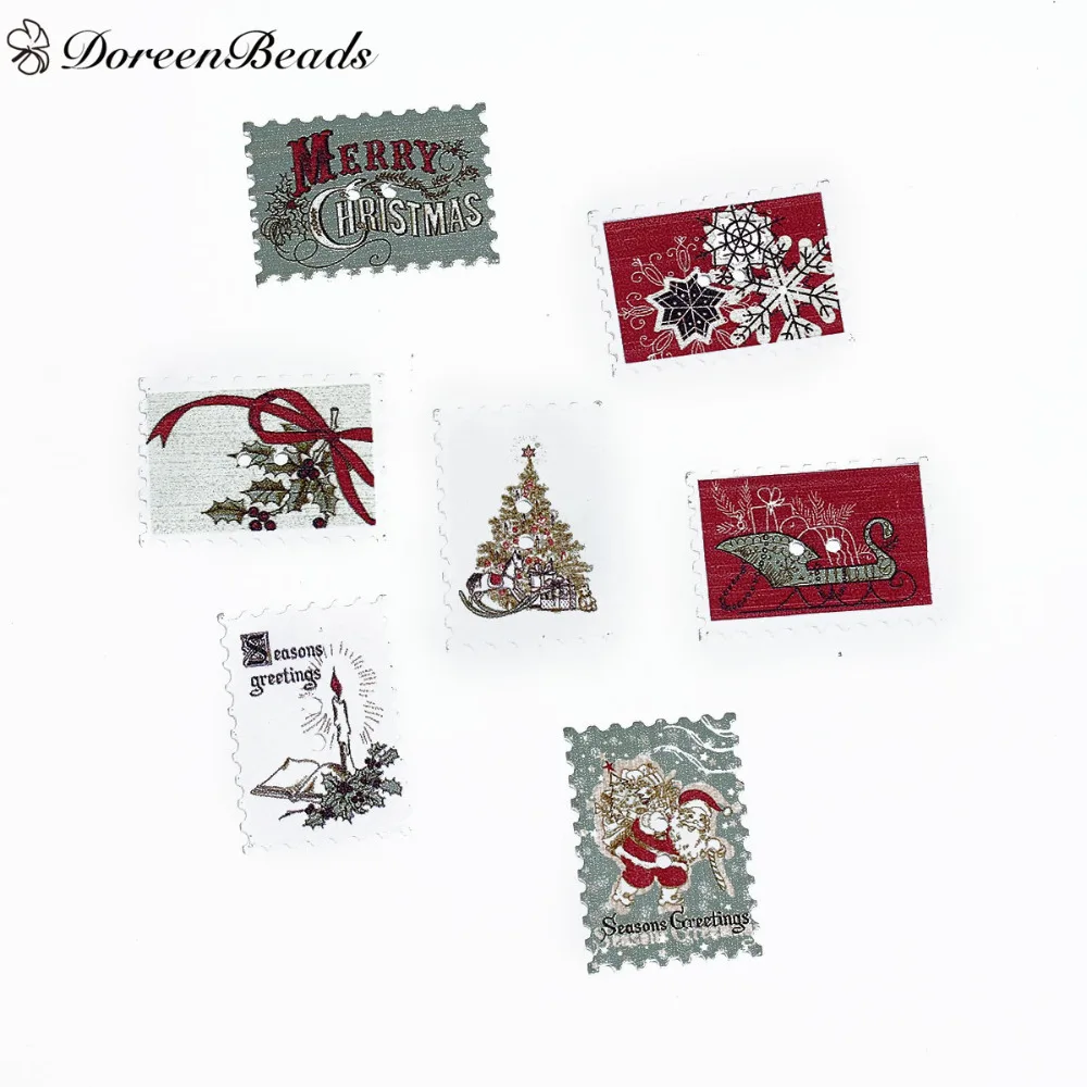 DoreenBeads Wood Sewing Buttons Scrapbooking 2 Holes Postage Stamp At Random Christmas Pattern 34mm x24mm - 33mm x23mm, 5 PCs
DoreenBeads Wood Sewing Buttons Scrapbooking 2 Holes Postage Stamp At Random Christmas Pattern 34mm x24mm - 33mm x23mm, 5 PCs