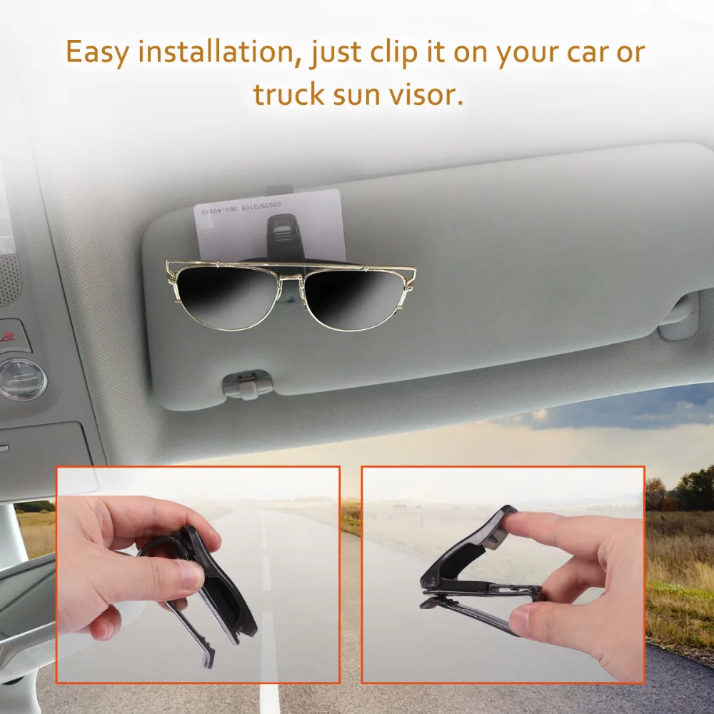 Car Visor Sunglasses Clip (2)