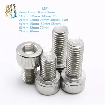DIN912 M5 304 Stainless Steel Metric Thread Hex Socket Head Cap Screw Bolts M5*(5/6/8/10/12/14/16/18/20/22/25/30/35/40/45/50)
DIN912 M5 304 Stainless Steel Metric Thread Hex Socket Head Cap Screw Bolts M5*(5/6/8/10/12/14/16/18/20/22/25/30/35/40/45/50)