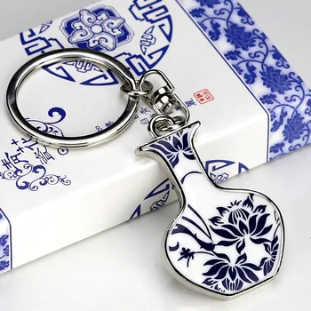 Cyan Porcelain Key Chain Ring Buckle Gift Key Holder Chain Little Accessories Gift For Kids Child Women Chinese
Cyan Porcelain Key Chain Ring Buckle Gift Key Holder Chain Little Accessories Gift For Kids Child Women Chinese