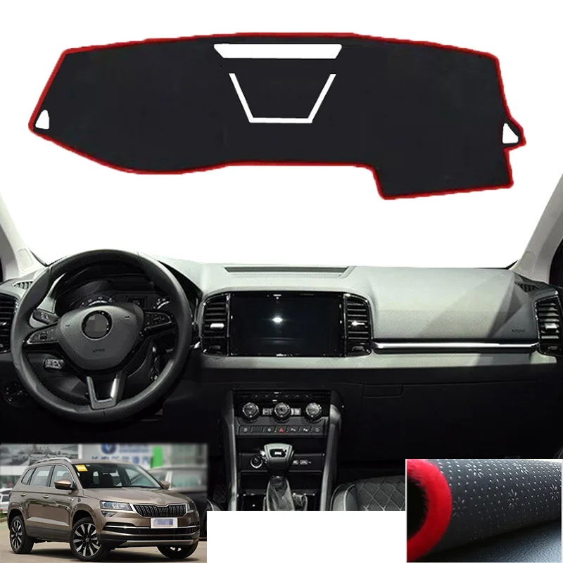 xiaobaishu for Skoda Karoq 2017 2018 car dashboard avoid light pad instrument platform Desk Cover Mats Carpets Automobile interi
xiaobaishu for Skoda Karoq 2017 2018 car dashboard avoid light pad instrument platform Desk Cover Mats Carpets Automobile interi