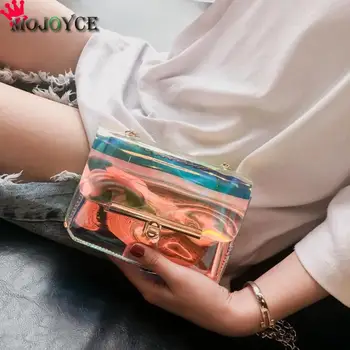 MOJOYCE Women Transparent Handbags Small Crossbody Messenger Bags Chain Laser Shoulder Bags Female Clear bags for Women 2018
MOJOYCE Women Transparent Handbags Small Crossbody Messenger Bags Chain Laser Shoulder Bags Female Clear bags for Women 2018
