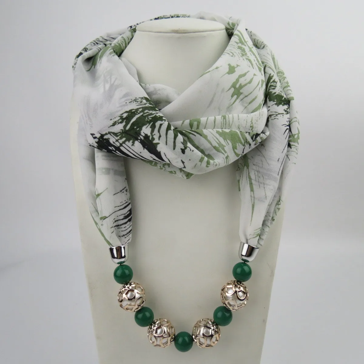 Rainbery Autumn Solid Women Scarf Gorgeous Beaded Pendent Beaded Scarf Necklace Ethnic Jewelry Muffler Womens Shawl JN1016
Rainbery Autumn Solid Women Scarf Gorgeous Beaded Pendent Beaded Scarf Necklace Ethnic Jewelry Muffler Womens Shawl JN1016