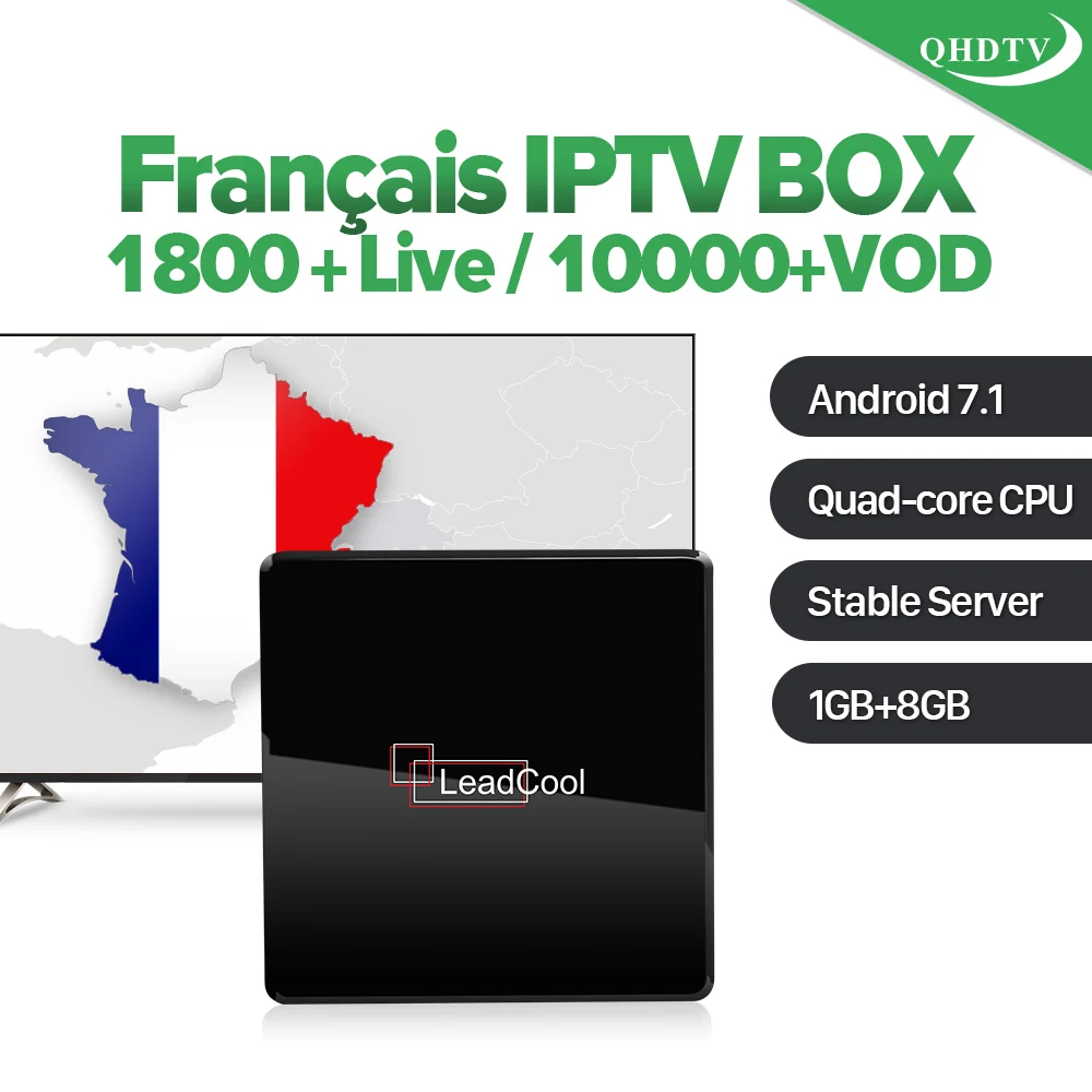 IPTV France Arabic QHDTV French IP TV 1 Year Box Leadcool X Android 7.1 S905W 1G+8G IPTV France Arabic Belgium Netherlands QHDTV
IPTV France Arabic QHDTV French IP TV 1 Year Box Leadcool X Android 7.1 S905W 1G+8G IPTV France Arabic Belgium Netherlands QHDTV