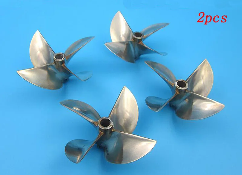 2PCS Copper Paddle 6717 Four-leaf CW/CCW Propeller Inner Diameter 6.35MM Pitch 1.7 Four-blade Props for RC Gasoline Ship Model
2PCS Copper Paddle 6717 Four-leaf CW/CCW Propeller Inner Diameter 6.35MM Pitch 1.7 Four-blade Props for RC Gasoline Ship Model