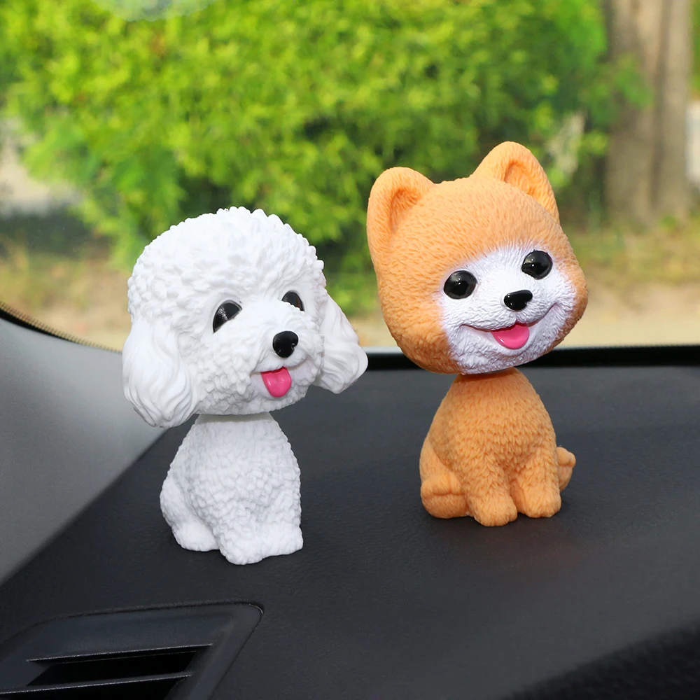 Car styling Plastic Various Lovely Shake Head Spring Doll Pendant Cartoon Dog Nodding Toys Car Ornaments Automobile Accessories
Car styling Plastic Various Lovely Shake Head Spring Doll Pendant Cartoon Dog Nodding Toys Car Ornaments Automobile Accessories