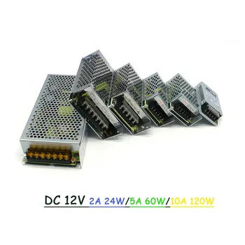 DC 12V Switching Power Supply DC 12V 2A 24W 25W 5A 60W 10A 120W Output Power Supply Lighting Transformer For Led Strip Light
DC 12V Switching Power Supply DC 12V 2A 24W 25W 5A 60W 10A 120W Output Power Supply Lighting Transformer For Led Strip Light