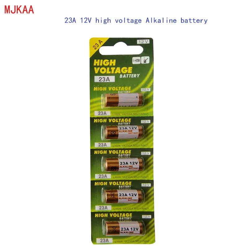 5pcs Alkaline Battery 12V 23A Battery 21/23 A23 E23A MN21 RC Control Remote Controller Battery RC Part
5pcs Alkaline Battery 12V 23A Battery 21/23 A23 E23A MN21 RC Control Remote Controller Battery RC Part