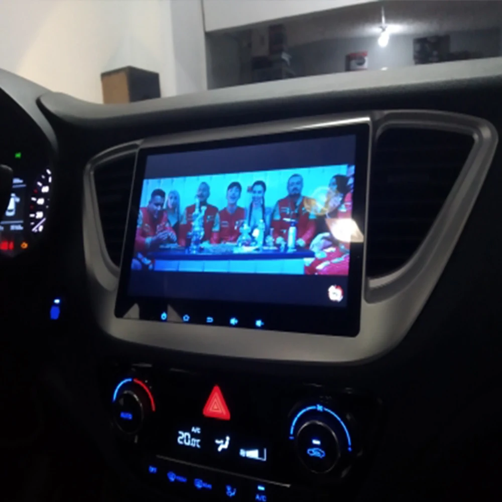 Android 10 Восьмиядерный 4 Гб RAM Автомобильный dvd плеер для HYUNDAI Verna ACCENT SOLARIS 2017 2019 ips