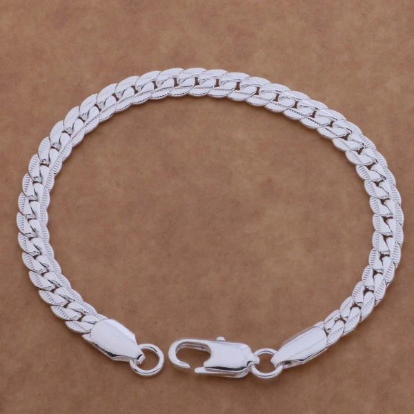Beautiful fashion Silver plated charm Bracelet Gorgeous jewelry 5 m full lateral bracelet /aytajqaa clfalcma AH086
Beautiful fashion Silver plated charm Bracelet Gorgeous jewelry 5 m full lateral bracelet /aytajqaa clfalcma AH086