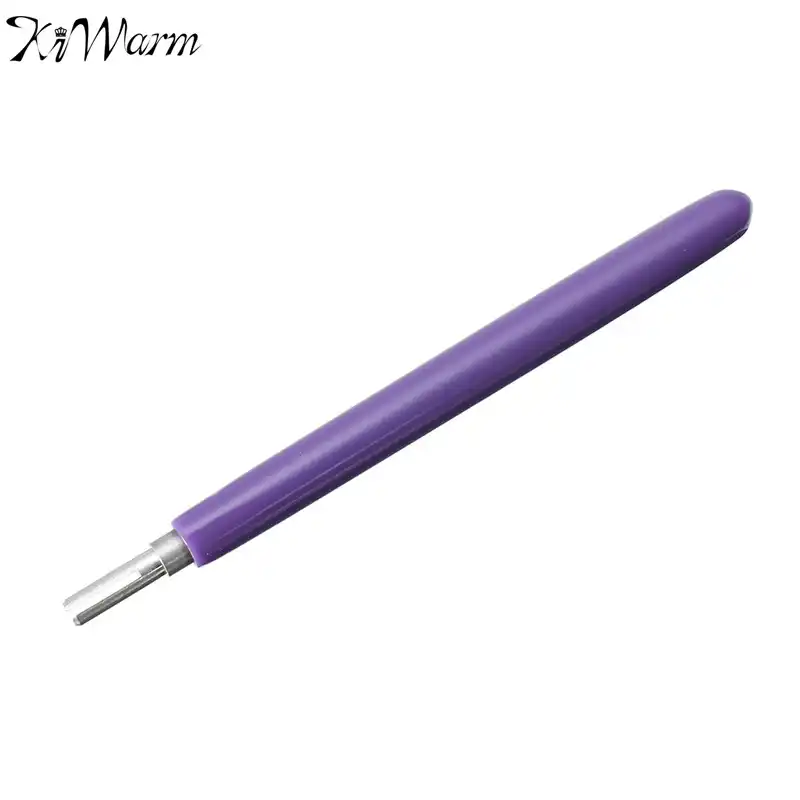 Kiwarm Aluminum Pvc Quilling Paper Pen Quilled Tools Craft Diy