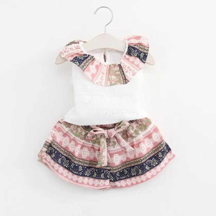 2018 baby sets for girls 2PCS Toddler Kids Baby Girls Summer Outfit Clothes T-shirt Tops+Shorts Pants Set m14
2018 baby sets for girls 2PCS Toddler Kids Baby Girls Summer Outfit Clothes T-shirt Tops+Shorts Pants Set m14