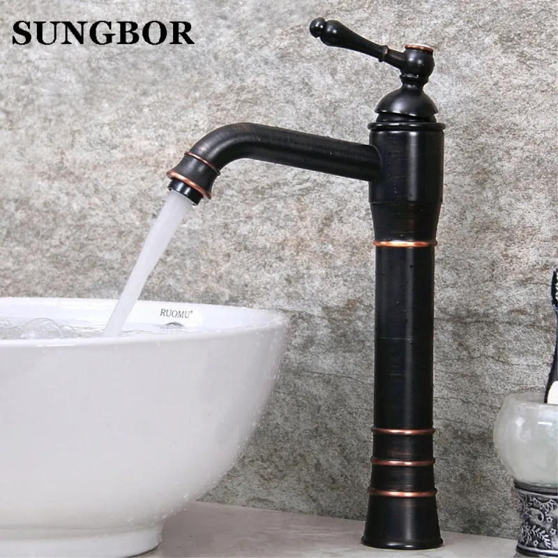 Wholesale And Retail Modern Antique Brass Bathroom Basin Faucet Vanity Sink Mixer Tap Countertop Hot and Cold Water | Обустройство