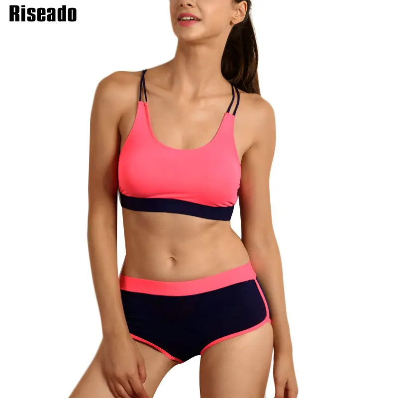 Riseado New 2019 Sexy Patchwork Bikini Set Cross Strap Swimwear Women Push Up Bathing Suits High Waist Summer Swimsuit
Riseado New 2019 Sexy Patchwork Bikini Set Cross Strap Swimwear Women Push Up Bathing Suits High Waist Summer Swimsuit