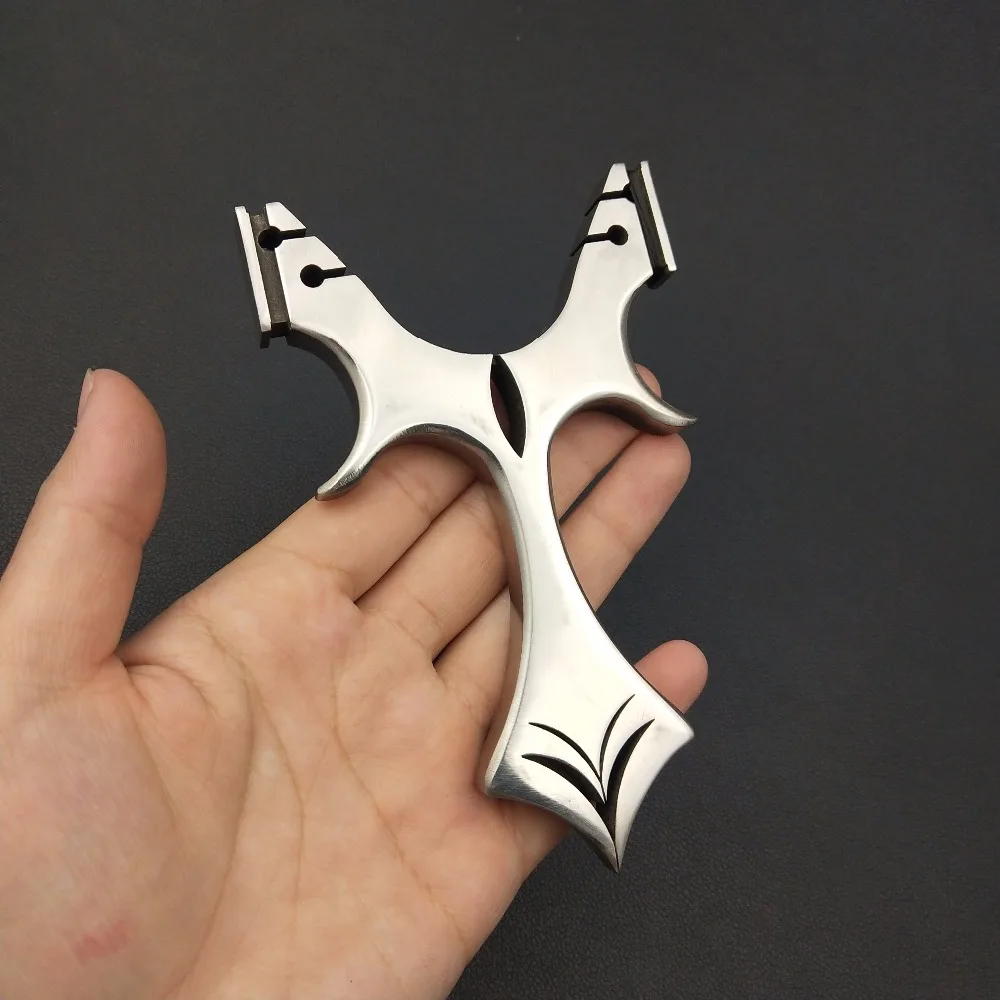 2018 new high quality stainless steel slingshot can be used for various styles of flat rubber band outdoor hunting shooting
2018 new high quality stainless steel slingshot can be used for various styles of flat rubber band outdoor hunting shooting