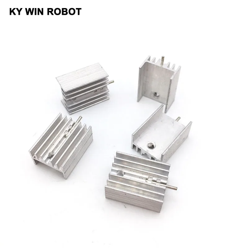 5pcs Free Shipping Aluminium TO-220 Heatsink TO 220 Heat Sink Transistor Radiator TO220 Cooler Cooling 20*15*10MM With 1 Pin
5pcs Free Shipping Aluminium TO-220 Heatsink TO 220 Heat Sink Transistor Radiator TO220 Cooler Cooling 20*15*10MM With 1 Pin