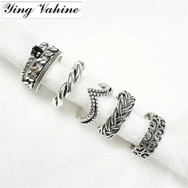 ying Vahine New Authentic 925 Sterling Silver Jewelry Vintage Carved Design V Shape Design Twisted Open Rings for Women
ying Vahine New Authentic 925 Sterling Silver Jewelry Vintage Carved Design V Shape Design Twisted Open Rings for Women