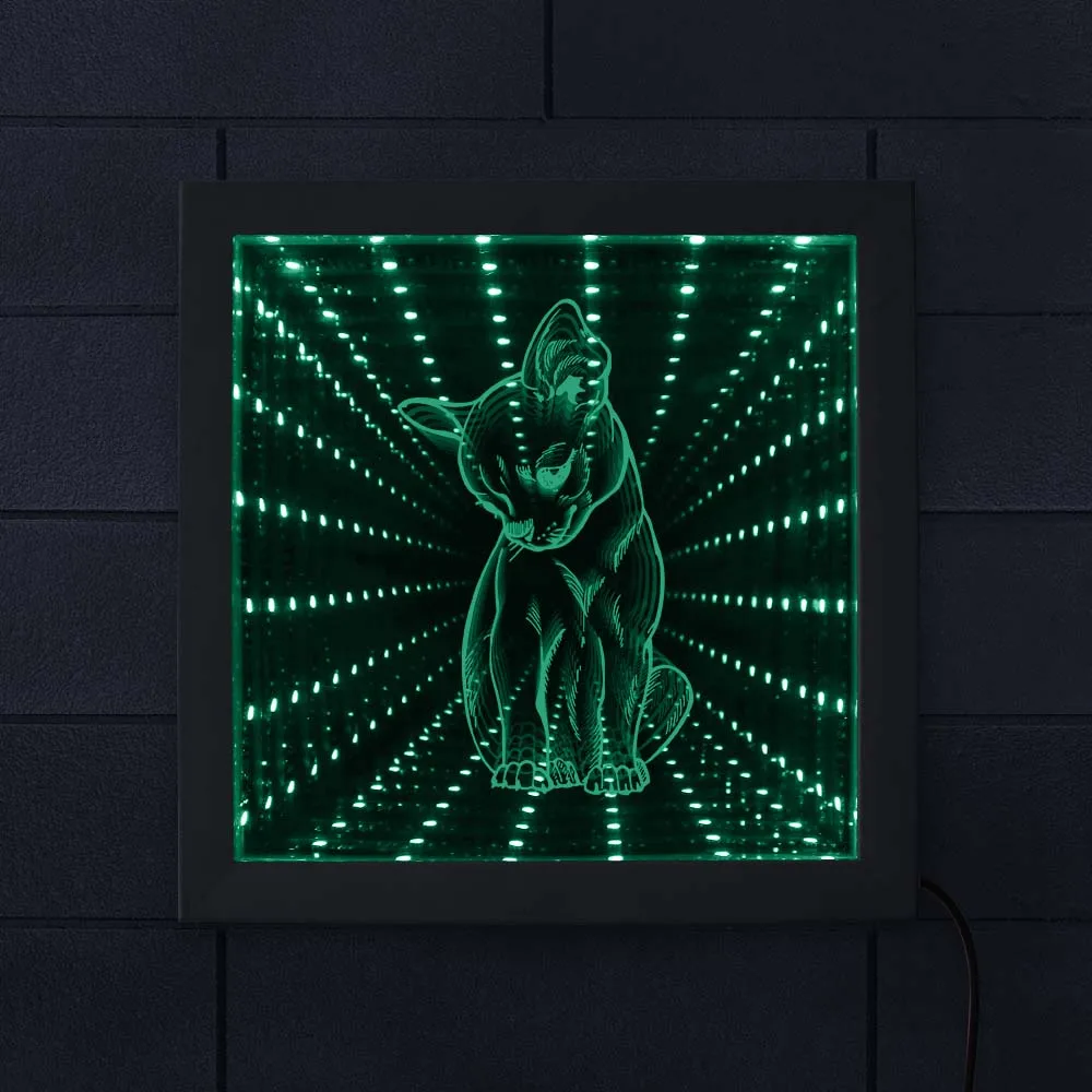Chihuahua Lighting Illuminated Mirrors Wood Frame Dog Breed Stunning Optical Illusion LED Infinity Mirror Neon Light Tunnel Lamp
Chihuahua Lighting Illuminated Mirrors Wood Frame Dog Breed Stunning Optical Illusion LED Infinity Mirror Neon Light Tunnel Lamp