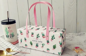 24.5x9.5x10.5(hight)cm pink Pink Flamingo handbox Portable Handle Macaron Bakery Cake Boxes food packaging size .50piece/lot
24.5x9.5x10.5(hight)cm pink Pink Flamingo handbox Portable Handle Macaron Bakery Cake Boxes food packaging size .50piece/lot
