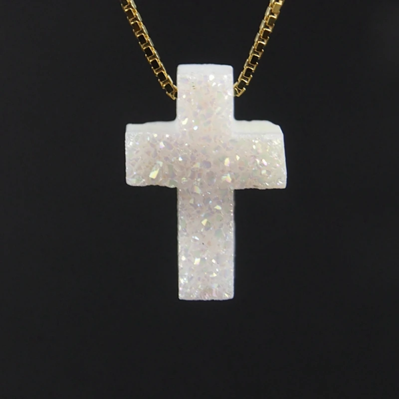 Cross Druzy Pendant (91)