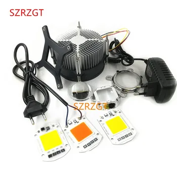 50W 380nm-840nm Full spectrum White Warm whtie RED Green Blue LED Lamp + fan radiator + lens +DC12V adapter power + cable
50W 380nm-840nm Full spectrum White Warm whtie RED Green Blue LED Lamp + fan radiator + lens +DC12V adapter power + cable