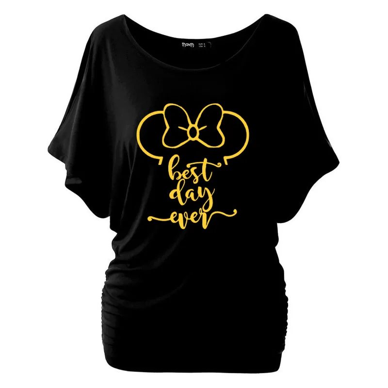 2019 New Women Cute Minnie Shirt Best Day Ever T-Shirt Trendy Tees Mouse Mickey Girls Batwing Short Sleeve Tumblr Shirt
2019 New Women Cute Minnie Shirt Best Day Ever T-Shirt Trendy Tees Mouse Mickey Girls Batwing Short Sleeve Tumblr Shirt
