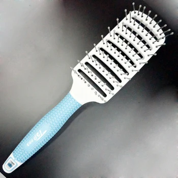 Anti Slide Rubber Handle Salon Styling Brush Personal Hair Smooth Hair Camber Brush Head Massager Brush Hairdressing Curve Brush
Anti Slide Rubber Handle Salon Styling Brush Personal Hair Smooth Hair Camber Brush Head Massager Brush Hairdressing Curve Brush