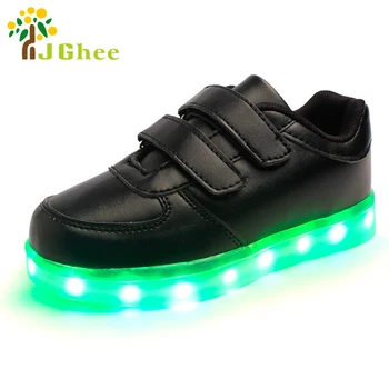 Led Luminous Shoes For Boys Girls Fashion Light Up Casual Kids 7 Colors USB Charge Glowing Children Sneakers Tenis Feminino
Led Luminous Shoes For Boys Girls Fashion Light Up Casual Kids 7 Colors USB Charge Glowing Children Sneakers Tenis Feminino
