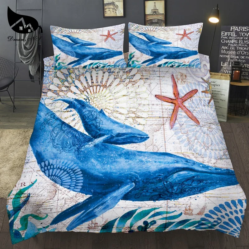 Dream NS Dropship Whale Marine Sea Bedding Duvet Cover Bedding Set Octopus Dolphin Whale Polyester Bed Linen
Dream NS Dropship Whale Marine Sea Bedding Duvet Cover Bedding Set Octopus Dolphin Whale Polyester Bed Linen