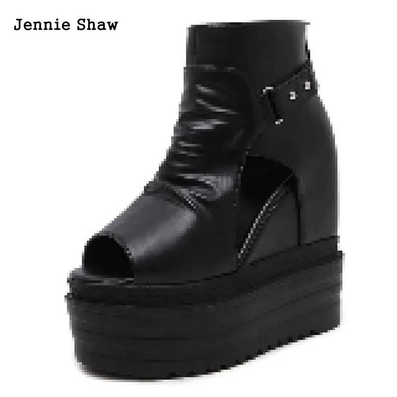2018 spring / summer new high heel platform shoes female increased fish mouth sandals
2018 spring / summer new high heel platform shoes female increased fish mouth sandals