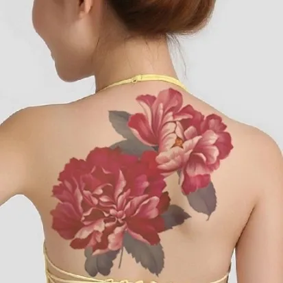 10pcs large big Peony flower designs Temporary tattoos stickers Waterproof body paint tatoo new drawings for women free shipping
10pcs large big Peony flower designs Temporary tattoos stickers Waterproof body paint tatoo new drawings for women free shipping