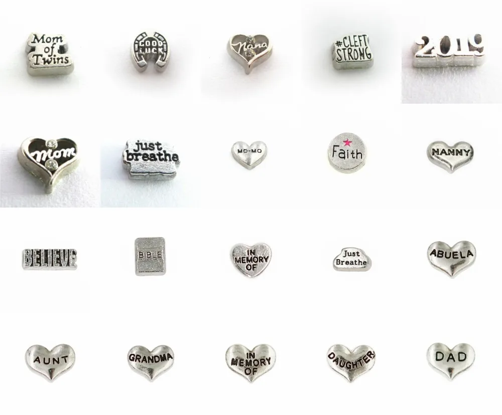 10pcs/Lot Mom Nana Just Breathe Family Charms Floating Living Charms Fit Floating Memory Locket Jewelry Accessories
10pcs/Lot Mom Nana Just Breathe Family Charms Floating Living Charms Fit Floating Memory Locket Jewelry Accessories
