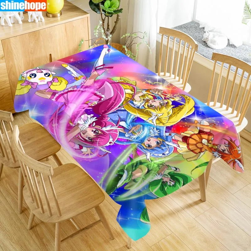 New Arrival Custom Smile Precure Table Cloth Waterproof Oxford Fabric Rectangular Tablecloth Home Party Tablecloth
New Arrival Custom Smile Precure Table Cloth Waterproof Oxford Fabric Rectangular Tablecloth Home Party Tablecloth