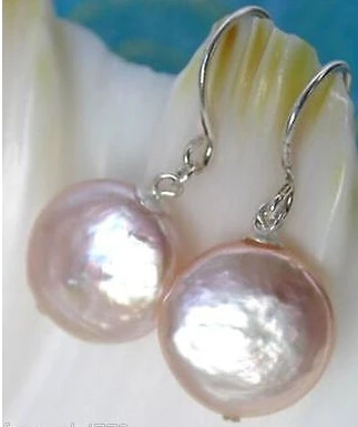 xiuli 00412 Beautiful New Pink Coin Freshwater Pearl Silver Hook Dangle Earrings
xiuli 00412 Beautiful New Pink Coin Freshwater Pearl Silver Hook Dangle Earrings