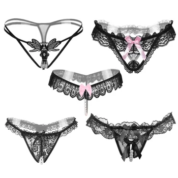 Ixuejie 5pcs/lot 5 Style Black Color Pearl Women Underwear Sexy G String Lace Thongs Low Waist Panties
Ixuejie 5pcs/lot 5 Style Black Color Pearl Women Underwear Sexy G String Lace Thongs Low Waist Panties