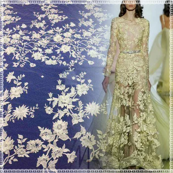Wholesale price fashion French lace fabric embroidered lace fabric with 3D floral high quality African lace family party dress
Wholesale price fashion French lace fabric embroidered lace fabric with 3D floral high quality African lace family party dress