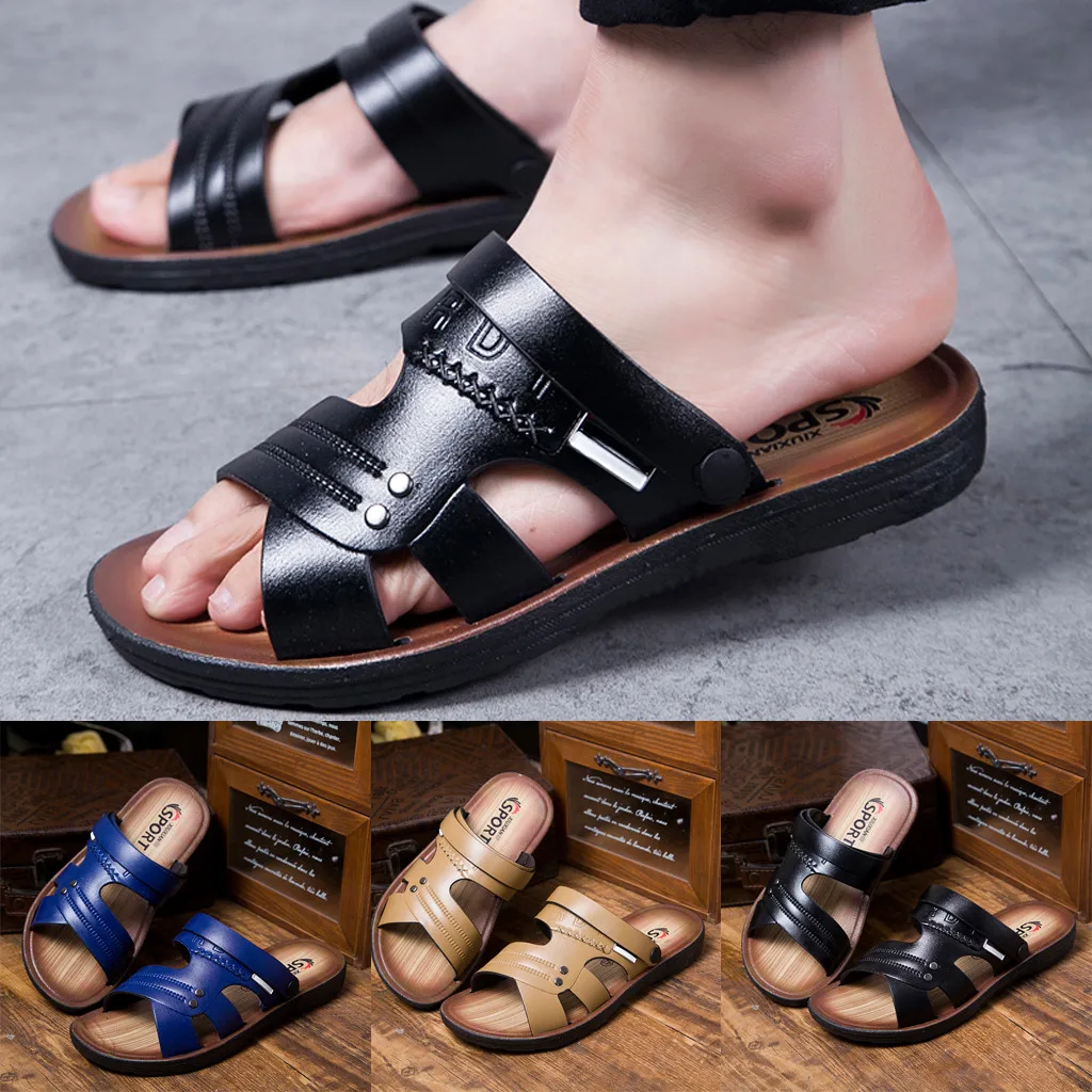 Home Sole male Casual Soft Summer Men's Sandals Beach Shoes Casual Shoes Non-Slip Slippers Open-Toe Sandals Toe Foot shoes
Home Sole male Casual Soft Summer Men's Sandals Beach Shoes Casual Shoes Non-Slip Slippers Open-Toe Sandals Toe Foot shoes