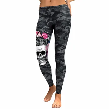 New Arrival Leggings Women Skull Head 3D Printed Camouflage Legging Workout Leggins Slim Elastic Plus Size Pants Legins
New Arrival Leggings Women Skull Head 3D Printed Camouflage Legging Workout Leggins Slim Elastic Plus Size Pants Legins