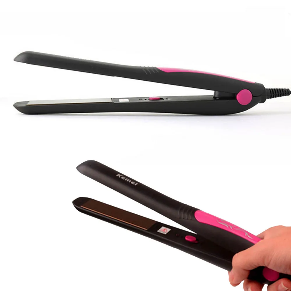 Professional KEMEI Ceramic Hair Straightener Flat Iron Straightening Irons Styling Tools Hair Artifact lisseur 110-240V
Professional KEMEI Ceramic Hair Straightener Flat Iron Straightening Irons Styling Tools Hair Artifact lisseur 110-240V