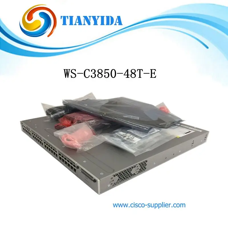 New Sealed WS-C3850-48T-E Catalyst C3850 48 Port Gigabit Ethernet Switch Free shipping
New Sealed WS-C3850-48T-E Catalyst C3850 48 Port Gigabit Ethernet Switch Free shipping