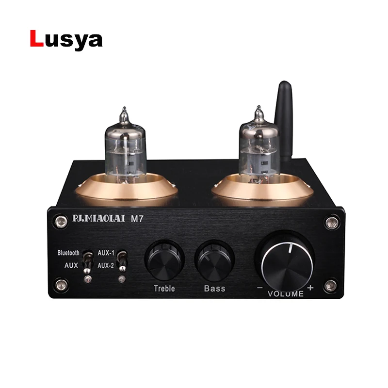 M7 6J1 туба bluetooth bile усилитель Hi Fi звука тональности 24 бит T0026|Усилители мощности| |