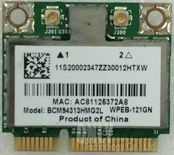 SSEA for Broadcom BCM94313HMG2L BCM4313 Half Mini PCI-E WLAN Card for IBM Lenovo B490 B590 G575 Y470 G575 Y470
SSEA for Broadcom BCM94313HMG2L BCM4313 Half Mini PCI-E WLAN Card for IBM Lenovo B490 B590 G575 Y470 G575 Y470